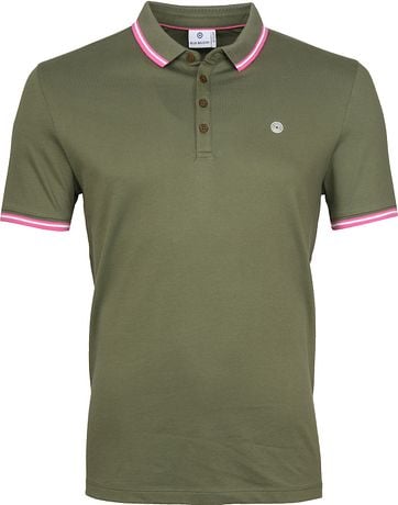 Blue Industry Polo M21 Army blue industry kopen in de aanbieding