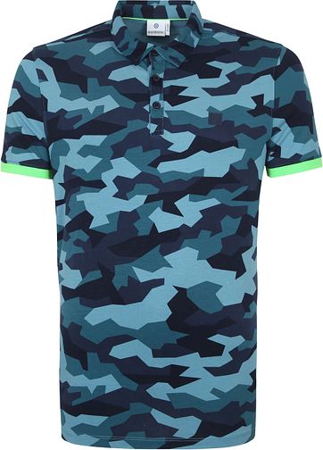 Blue Industry Polo Ocean Blue