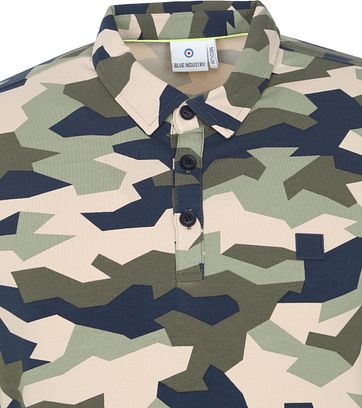 Blue Industry Polo Shirt Multicolour