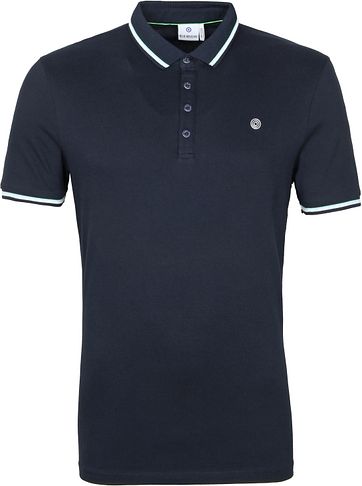 Blue Industry Polo Stretch M24 Donkerblauw