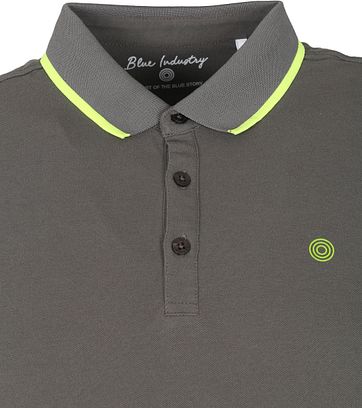 Blue Industry Polo Stretch M47 Donkergroen
