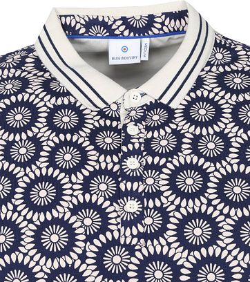 Blue Industry Poloshirt M34 Vintage Design Navy