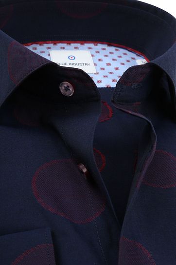 Blue Industry Shirt Dots Navy