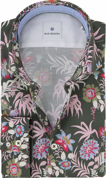 Blue Industry Shirt Flower