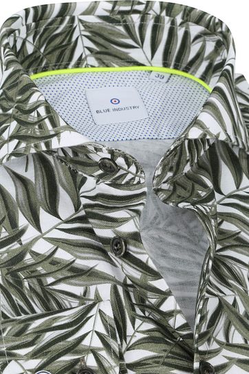 Blue Industry Shirt Leaf Dark Green