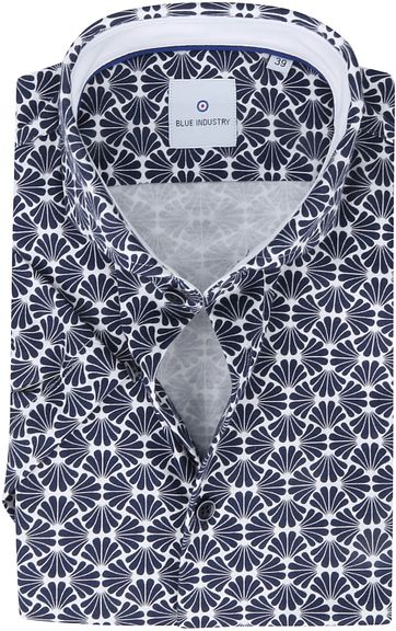 Blue Industry Shirt Short Sleeve Navy
