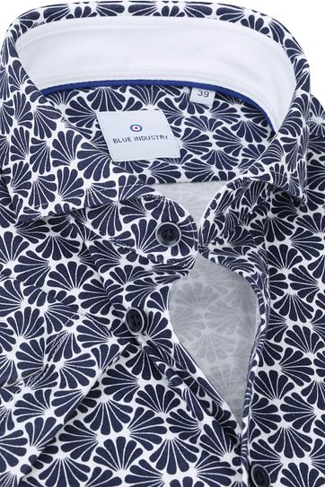 Blue Industry Shirt Short Sleeve Navy