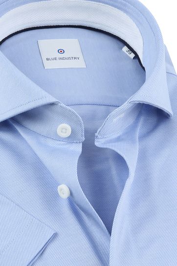 Blue Industry Shirt Short Sleeves Blue
