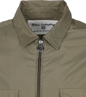 Blue Industry Zip Jacke Grun