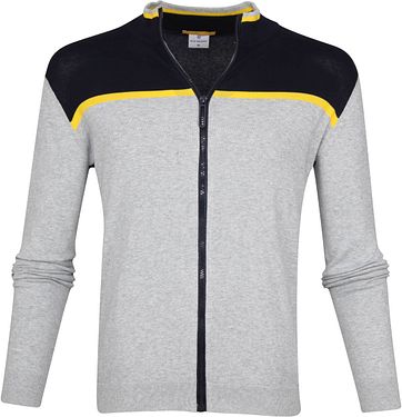 Blue Industry Zipper Grau