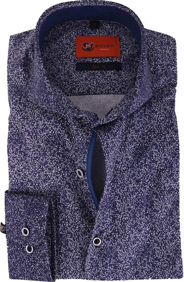 Blumen Hemd Slim Fit 112-03