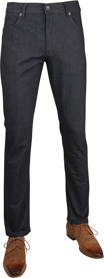 Brax Cooper Pants Woo Dark Grey