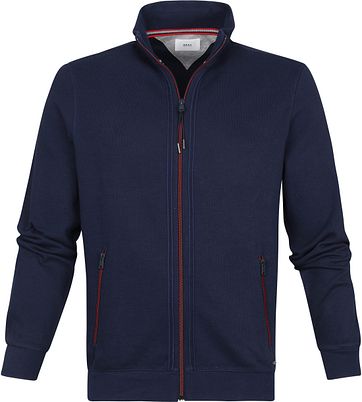 Brax Style Scott Vest Zip Navy
