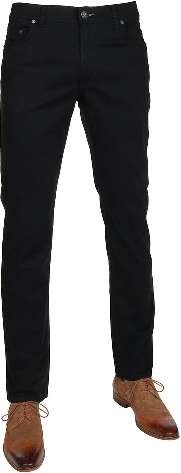 Brax Trousers Cooper Fancy Black
