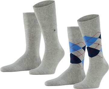 Burlington Everyday 2-Pack Grijs 3400