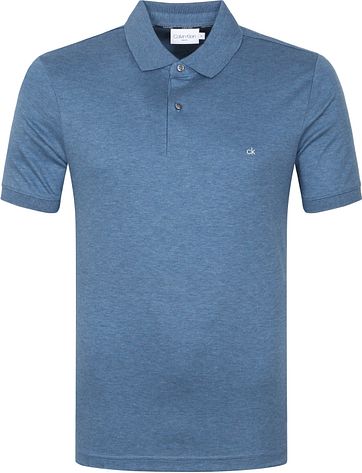 Calvin Klein Poloshirt Slim Blau
