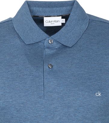 Calvin Klein Poloshirt Slim Blau