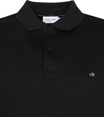 Calvin Klein Poloshirt Slim Schwarz