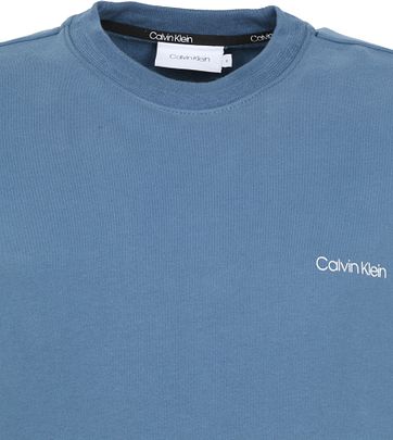Calvin Klein Sweater Logo Blauw
