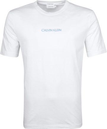 Calvin Klein White Tee Shirts Factory Sale, 56% OFF | www 