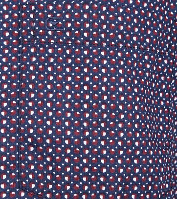 Casa Moda Overhemd Stippen Navy
