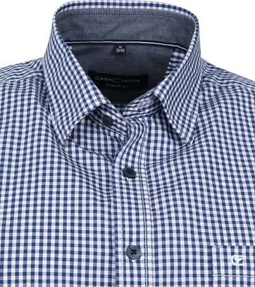 Casa Moda Shirt Pane Blue