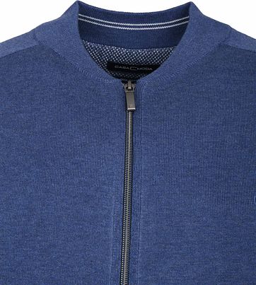 Casa Moda Vest Zip Blauw