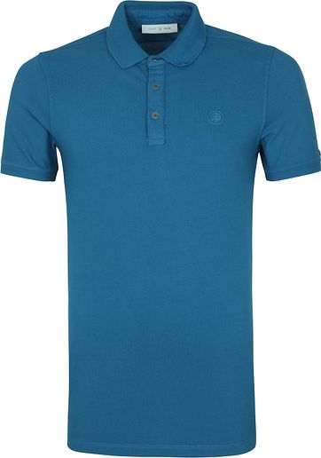Cast Iron Polo Shirt Blauw
