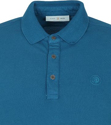 Cast Iron Polo Shirt Blauw