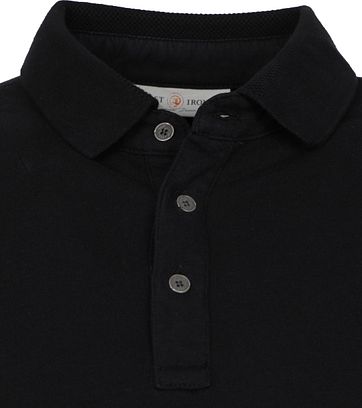 Cast Iron Polo Shirt Schwarz