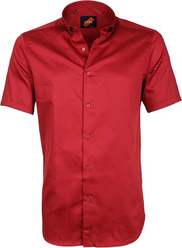 Casual Hemd Basic Rot