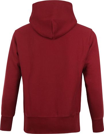 champion hoodie wine red