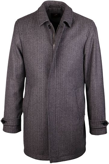 Coat Anthony Herringbone Grey