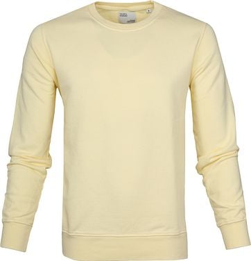 soft yellow sweatshirt