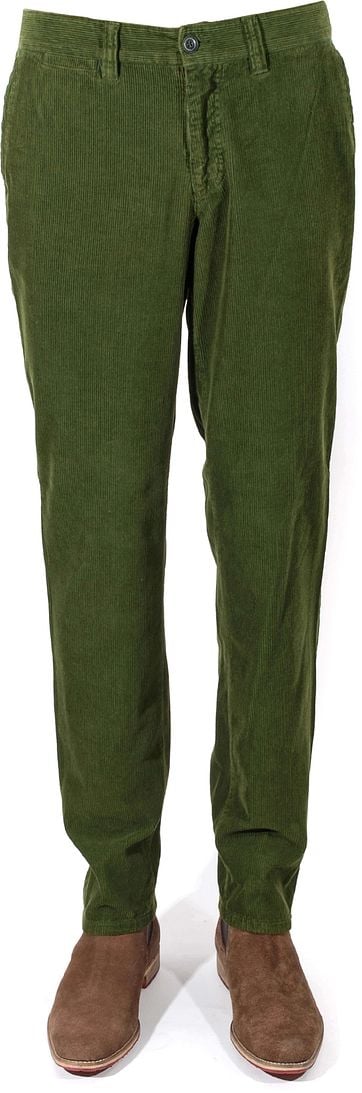 Suitable Corduroy Broek Groen suitable kopen in de aanbieding