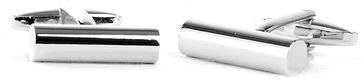Cufflinks Silver Massive Pipe