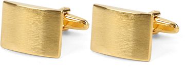 Cufflinks Square Rectangle Mat Gold