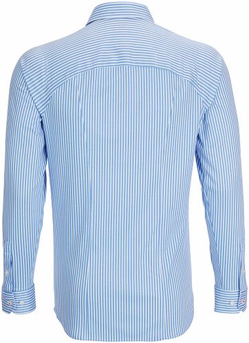 Desoto Hemd Bügelfrei Blau Streifen