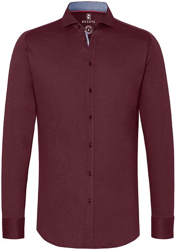 DESOTO Hemd Bügelfrei Bordeaux 301