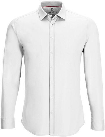 DESOTO Hemd Bügelfrei Modern Weiß