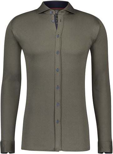 DESOTO Hemd Bügelfrei Uni Grün