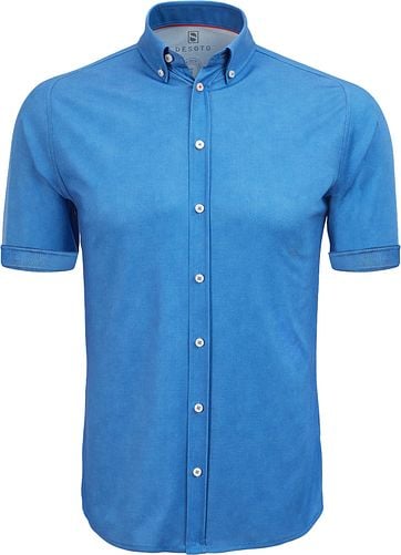 Desoto Overhemd Korte Mouw Blauw desoto kopen in de aanbieding Desoto Overhemd Korte Mouw Blauw desoto kopen in de aanbieding