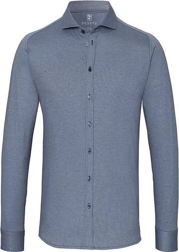 Desoto Overhemd New Hai Blauw