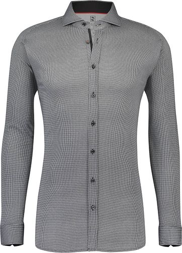 Desoto Overhemd Strijkvrij Antraciet 081