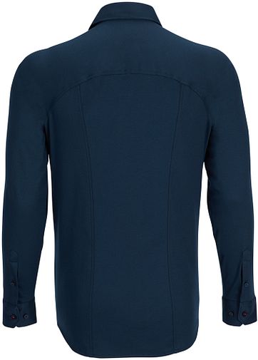 Desoto Overhemd Strijkvrij Donkerblauw