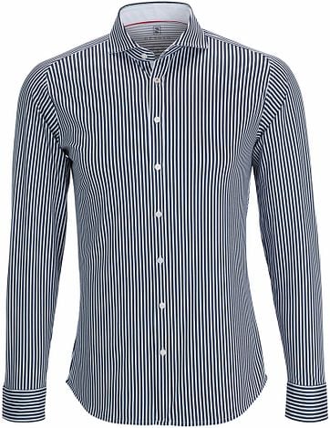 Streep 21108 Overhemd 054 Donkerblauw Online Strijkvrij Desoto 3 LSpUVqMzG