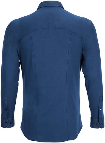 Desoto Overhemd Strijkvrij Indigoblauw