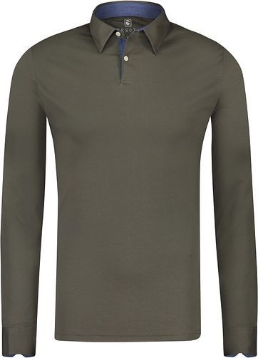 Desoto Polo Longsleeve Olive