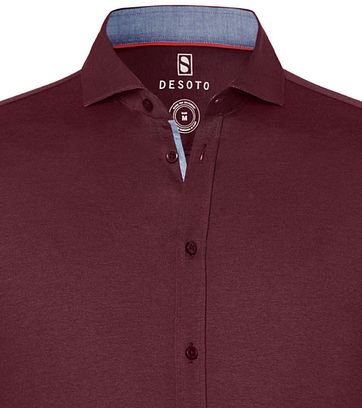 Desoto Shirt Non Iron Bordeaux 301