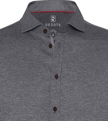 Desoto Shirt Non Iron Dark Grey 711